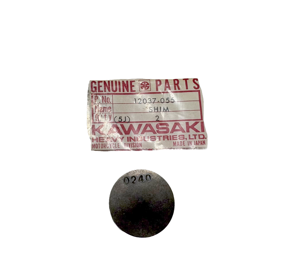 NOS Kawasaki KZ750B Valve Shim 2.40