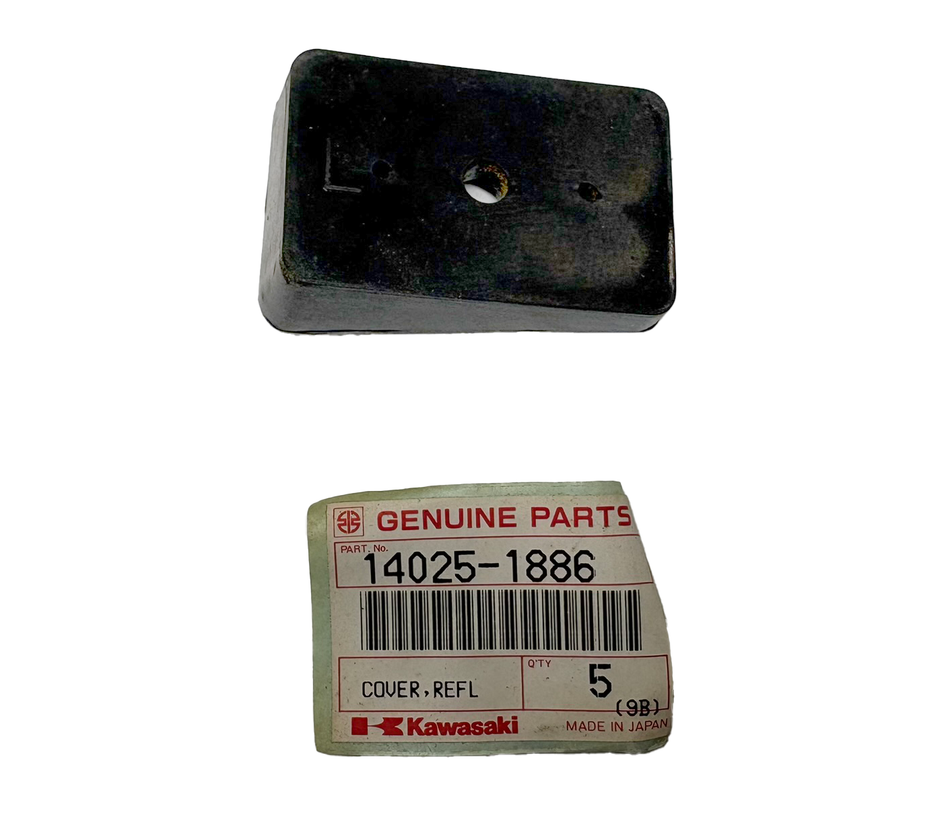 NOS Kawasaki Ninja Left Reflector Cover 14025-1886