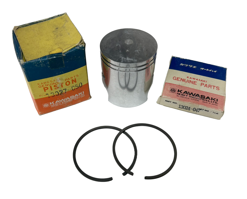 NOS Kawasaki S2 0.040" Oversize Piston Kit 13027-050