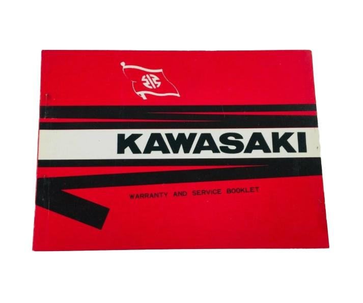 NOS Kawasaki Warranty and Service Booklet