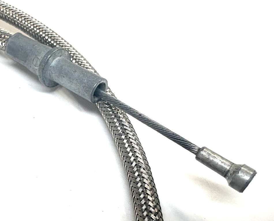 NOS Kawasaki Z1 Braided Stainless Clutch Cable