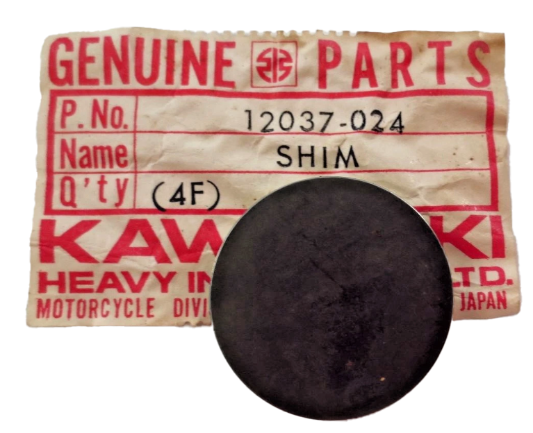 NOS Kawasaki Z1 Valve Shim 3.15 12037-024