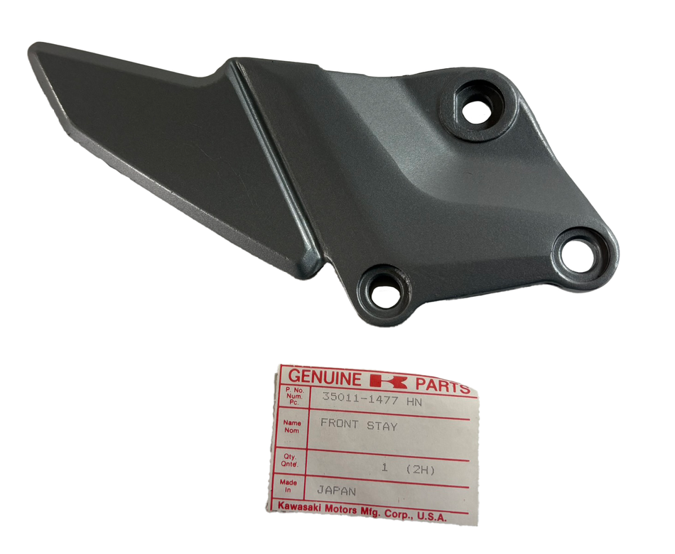 NOS Kawasaki ZX600 Front Left Footrest Stay 35011-1477-HN