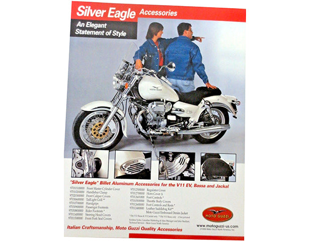 OEM Moto Guzzi Accessories Sales Literature Sheet