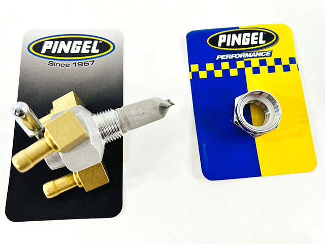 8210-T-AH Pingel Petcock for S1250cc, S2350cc, S3400, KH250, KH400 Fuel Valve Fuel Tap