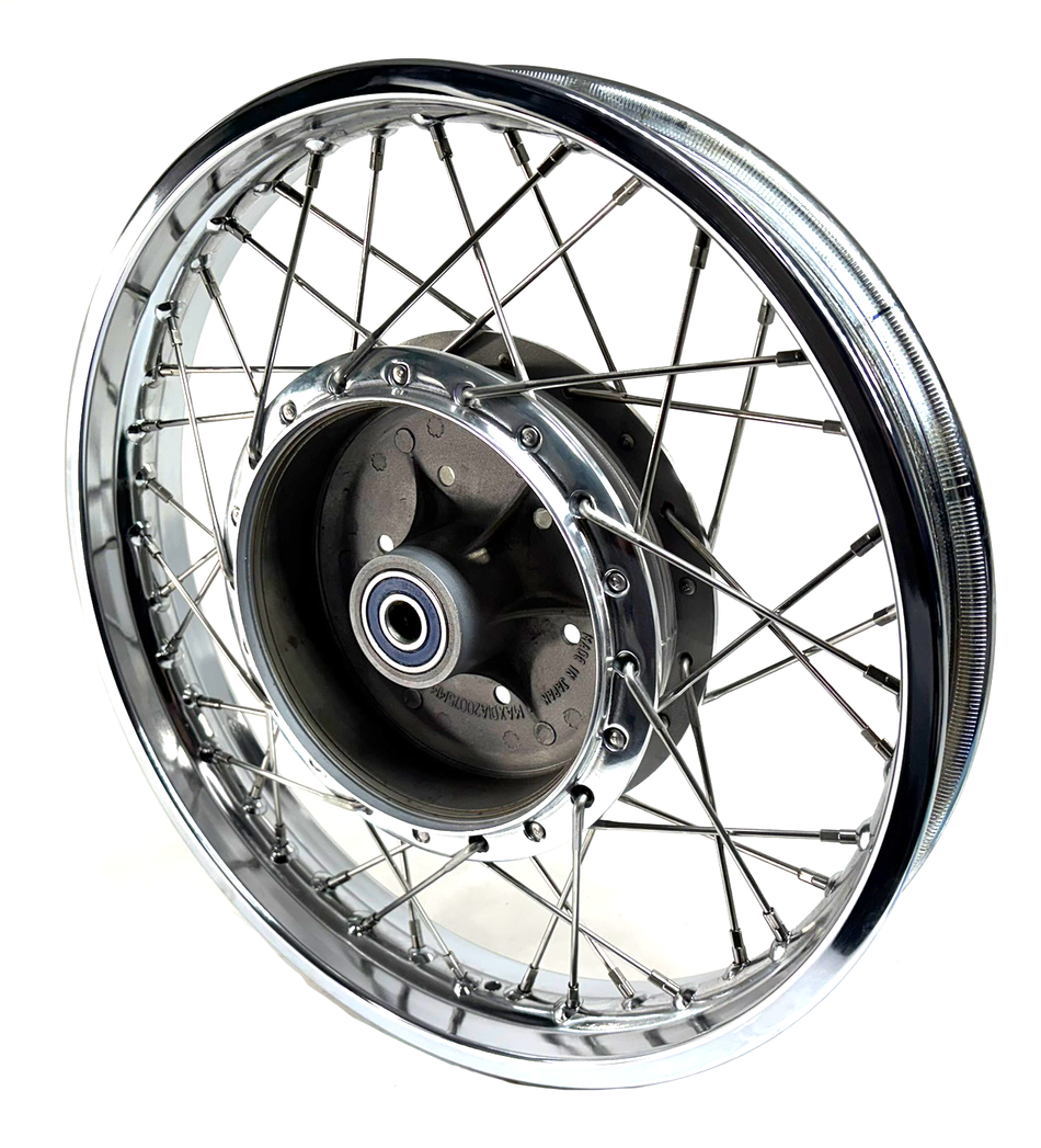 Rebuilt Kawasaki Z1 900 18" Rear Wheel Buchannan Stainless Spokes