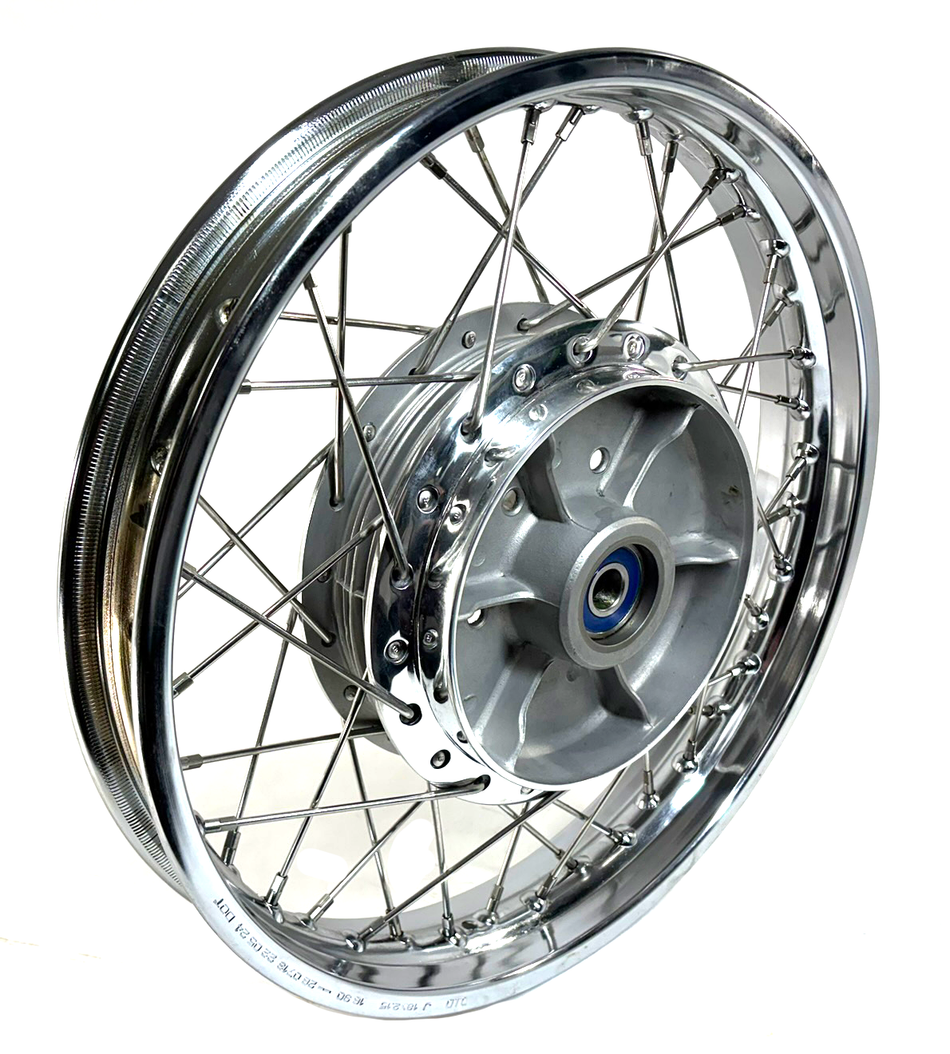 Rebuilt Kawasaki Z1 900 18" Rear Wheel Buchannan Stainless Spokes