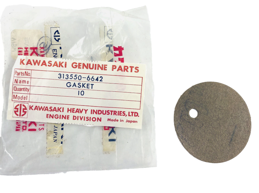 NOS Kawasaki MB1 Coyote Fuel Cap Seal Plate