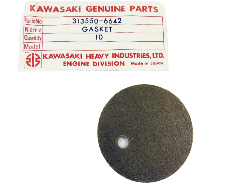 NOS Kawasaki MB1 Coyote Fuel Cap Seal Plate