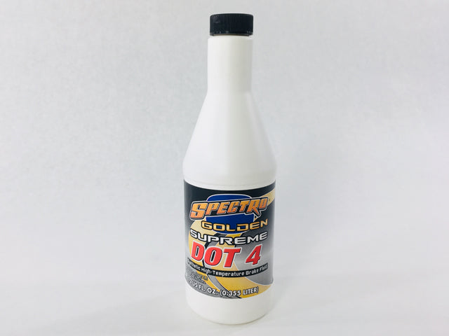 Spectro Golden Supreme DOT 4 Synthetic High Temperature Brake Fluid