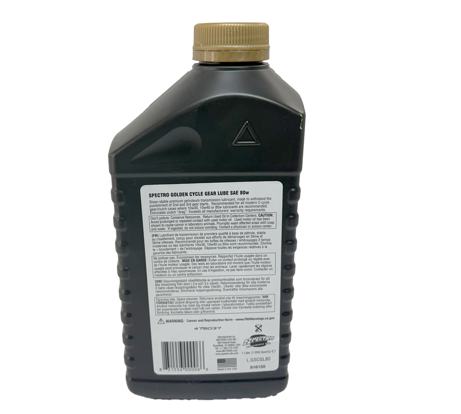 Spectro Golden 80 Gear Lube