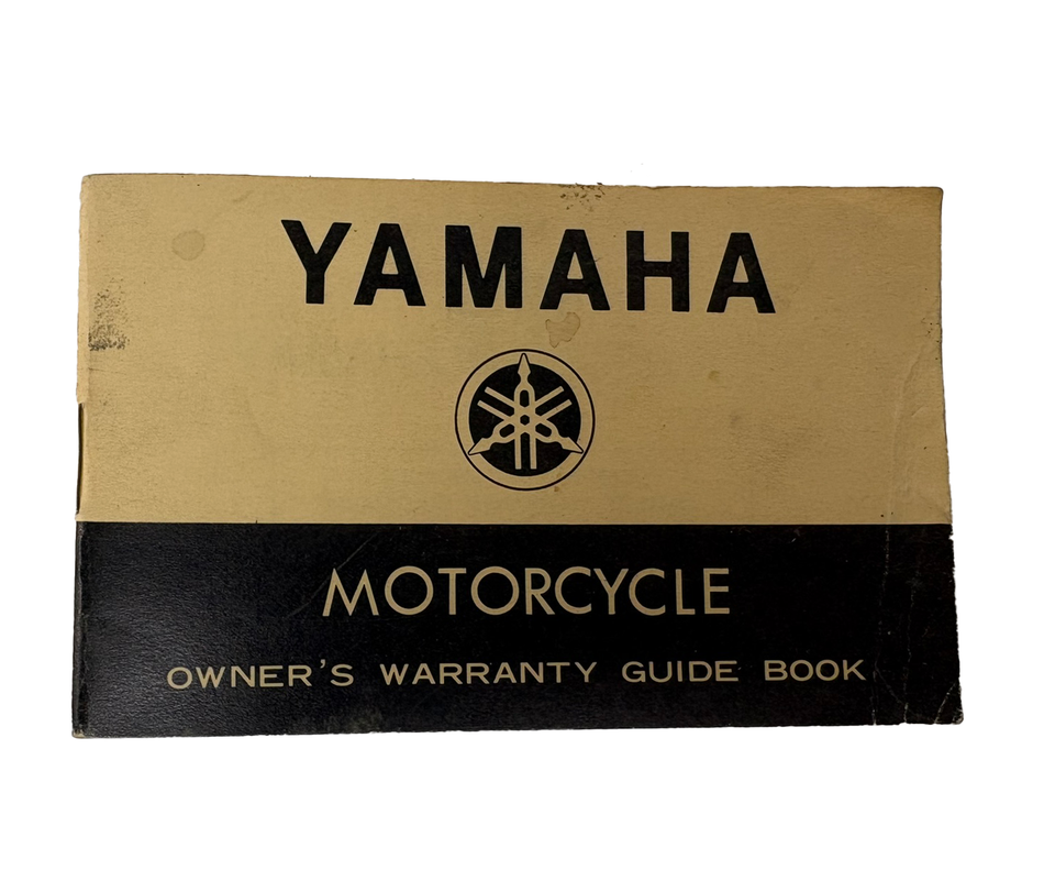 Yamaha XS500B Owners Manual and Warranty Guide Book
