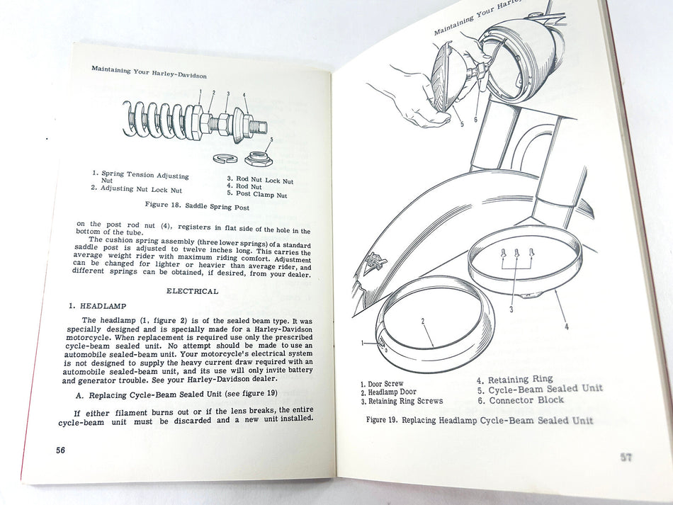 HARLEY PANHEAD RIDER'S HANDBOOK OHV NOS 99460-50