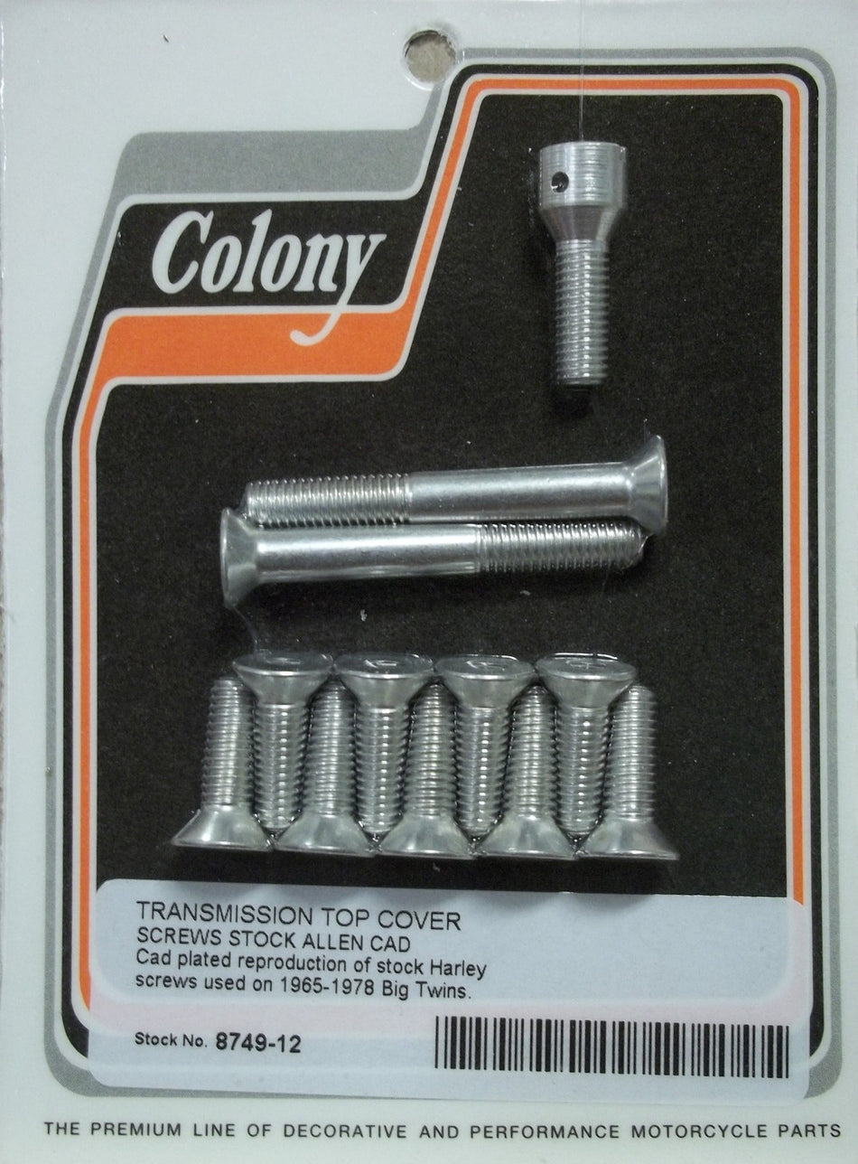 TRANSMISSION TOP SCREW KIT Harley Panhead Shovelhead 8749-12