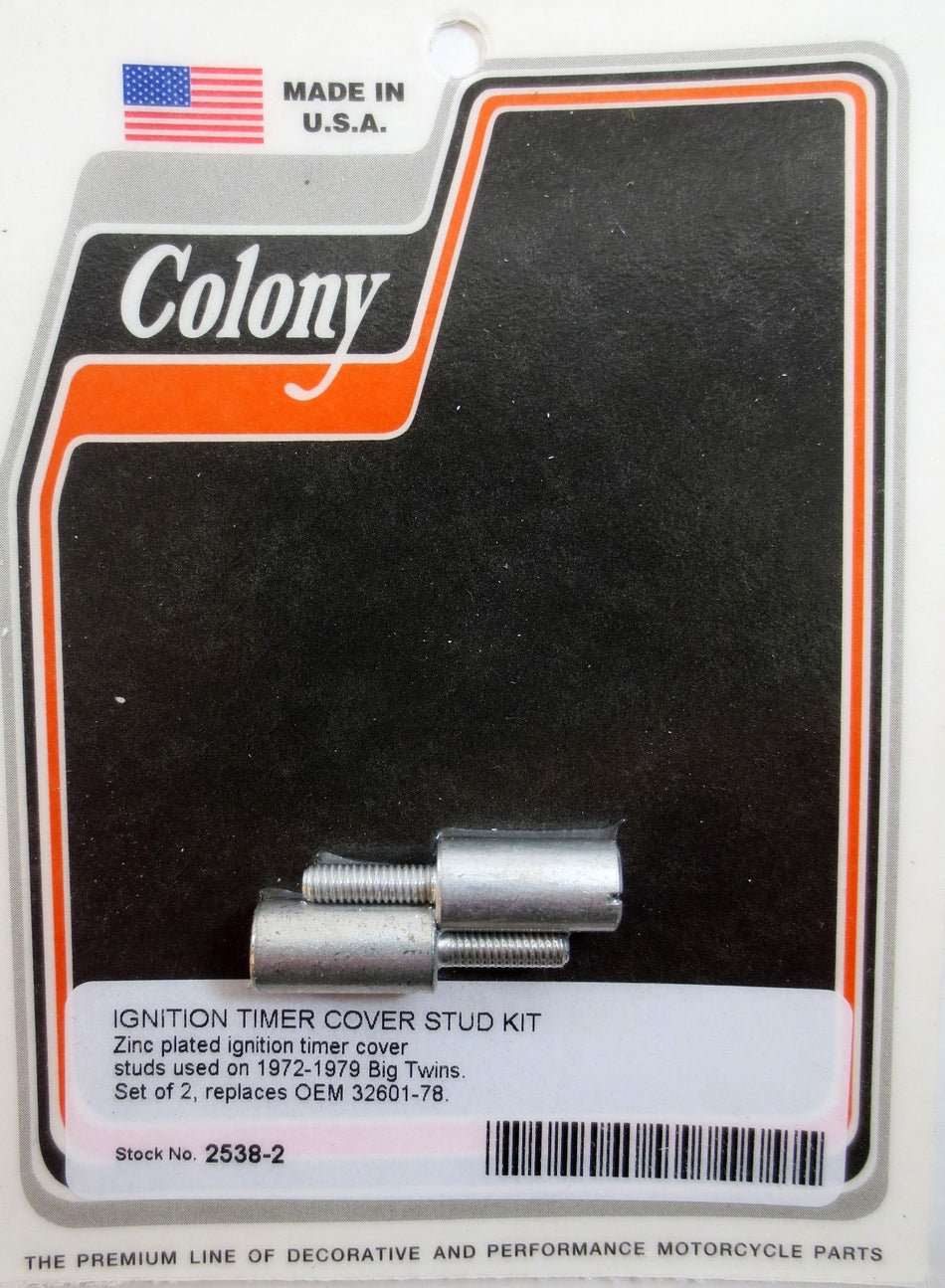 HARLEY SHOVELHEAD Ignition Timer Cover Stud Kit 32601-78