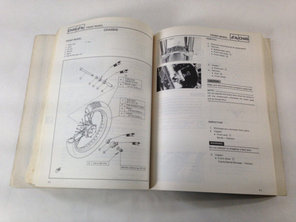 GENUINE YAMAHA XV1000-700 L/LC SERVICE MANUAL