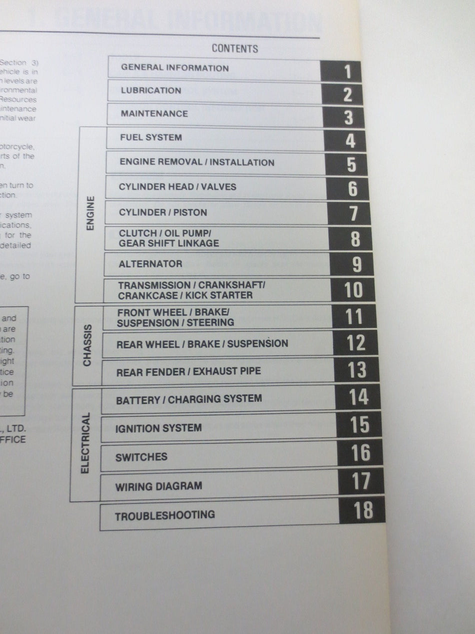 Official Honda XL125S 1985 Shop Manual
