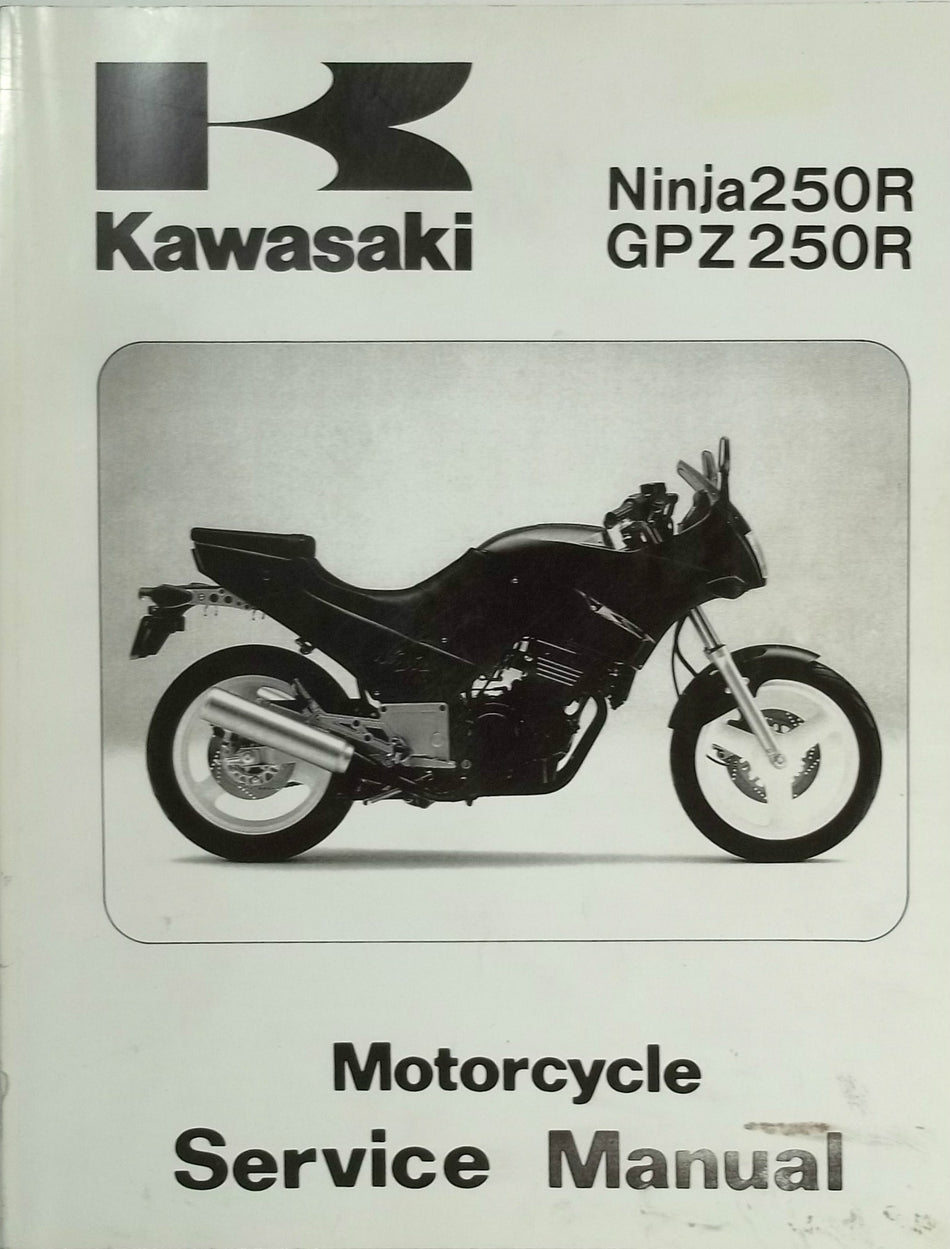 GENUINE KAWASAKI Ninja 250R GPZ 250R 86-87 SERVICE MANUAL and Supplement 250HS