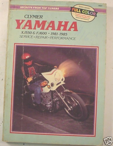 CLYMER YAMAHA XJ550 FJ600 81-85 Repair XJ FJ Manual