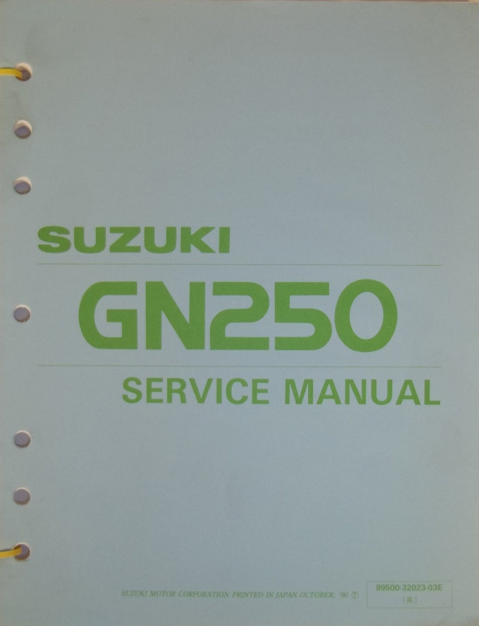GENUINE SUZUKI GN250 SERVICE MANUAL GN 250 D E F J VERY NICE!