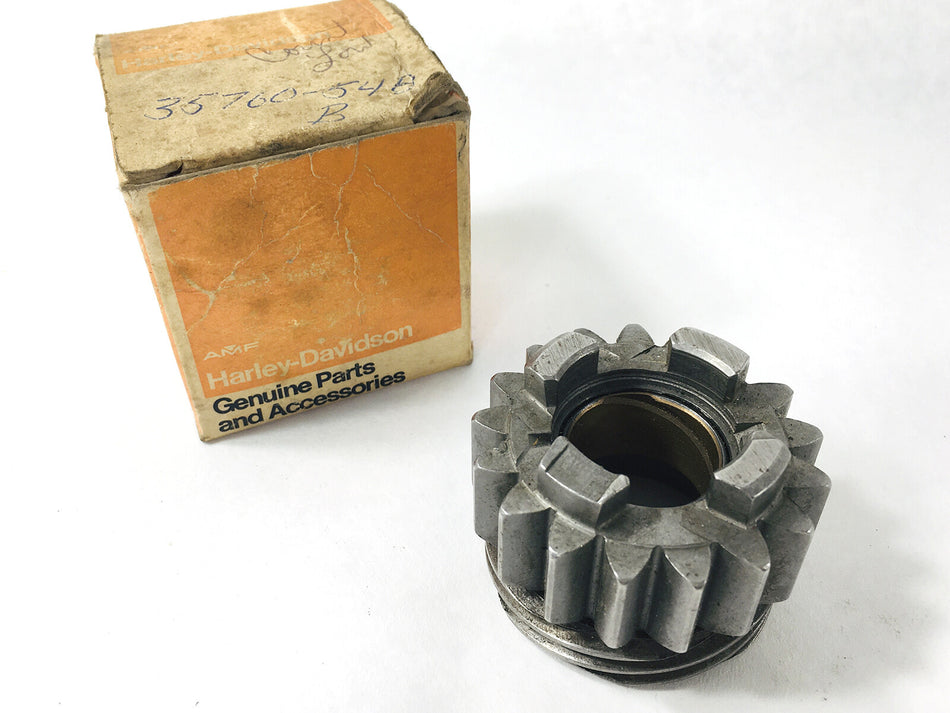 NOS HARLEY SPORTSTER 4 SPEED COUNTERSHAFT LOW WITH SPEEDO GEAR 17T 35760-54A