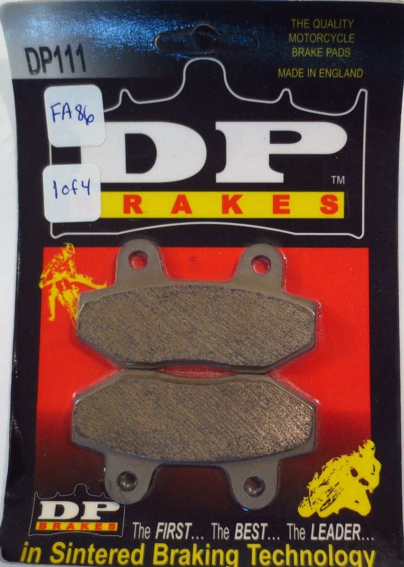 DP Brake Honda CMX250 Brake Pads Hyosung U.M. Street FA86 Equivalent