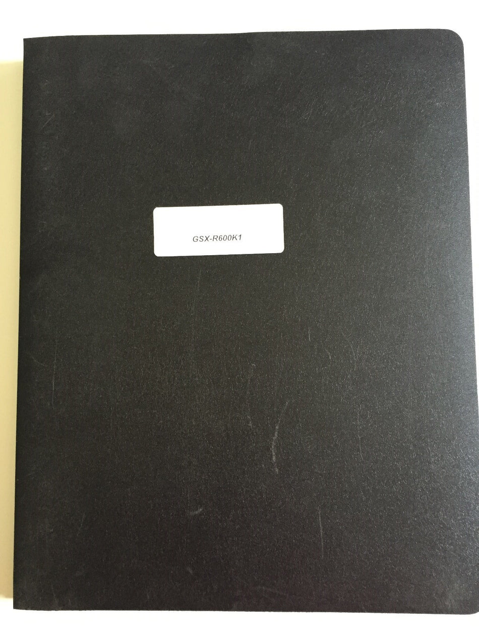 SUZUKI GSX-R600K1 PARTS BOOK MANUAL GSX-R 600