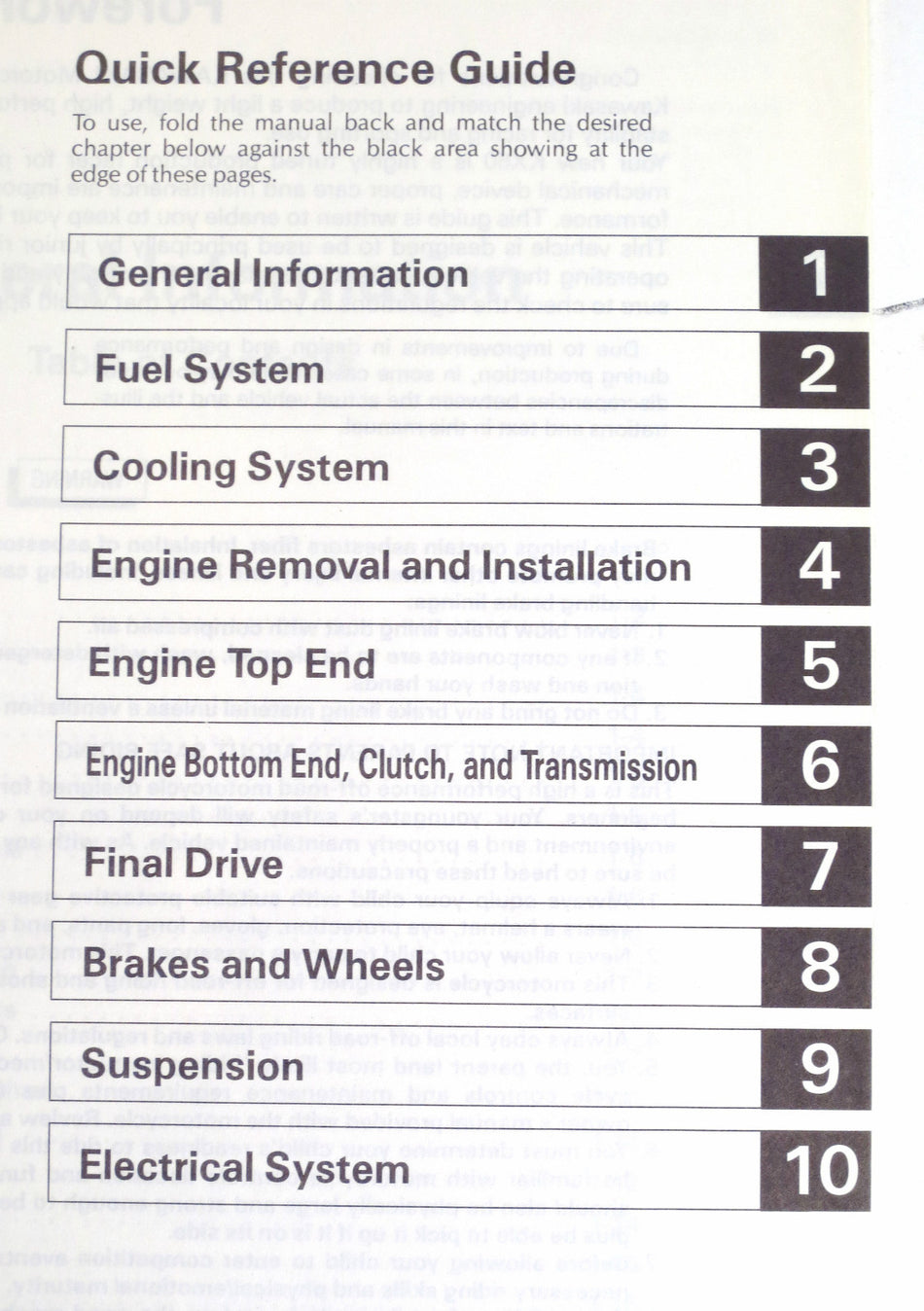 GENUINE KAWASAKI KX 60 B3 OWNERS MANUAL AND RACE PREPARATION AND TUNING 1987