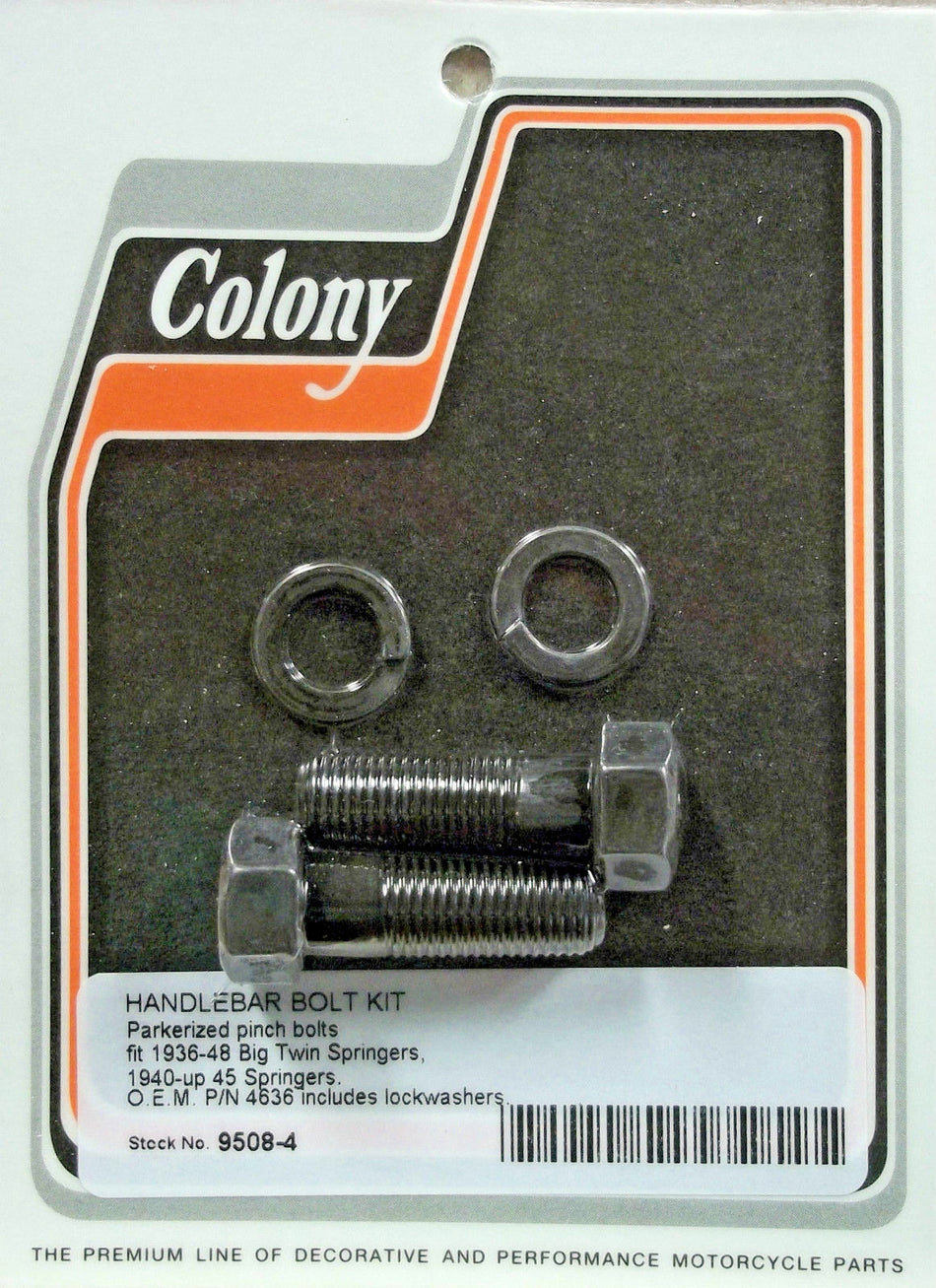 SPRINGER HANDLEBAR BOLT  Harley Knucklehead WL Panhead
