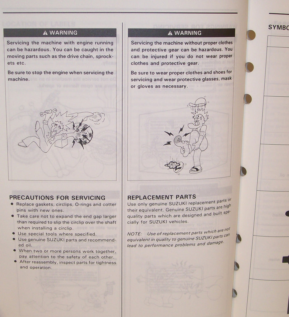 GENUINE SUZUKI RM80 OWNERS SERVICE MANUAL '97 PRINT RM 80  SUPER NICE
