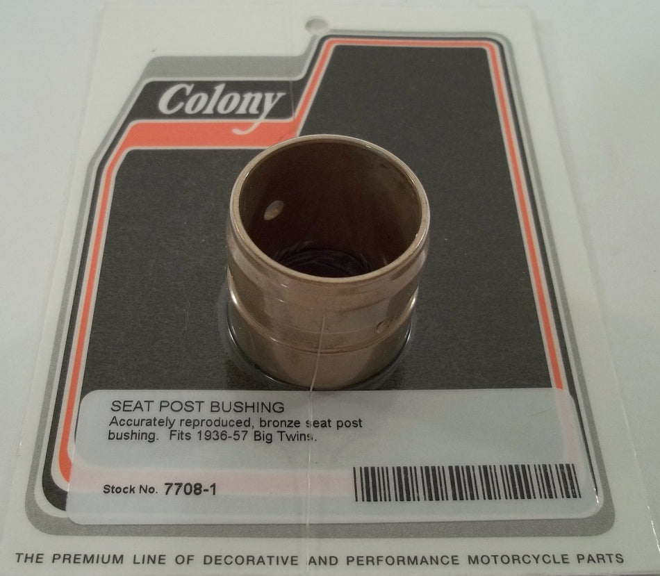SEAT POST BUSHING Harley Knucklehead Panhead 7708-1