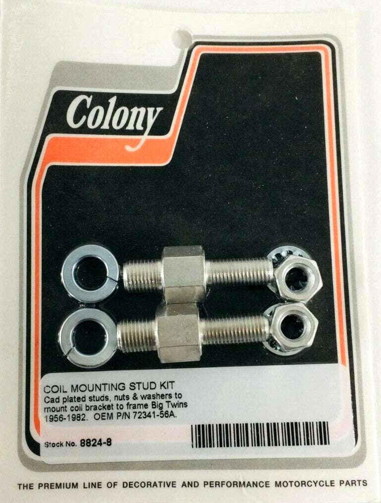 COIL MOUNTING STUDS Harley Panhead Shovelhead 8824-8