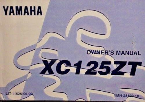 GENUINE YAMAHA XC125ZT OWNER'S MANUAL