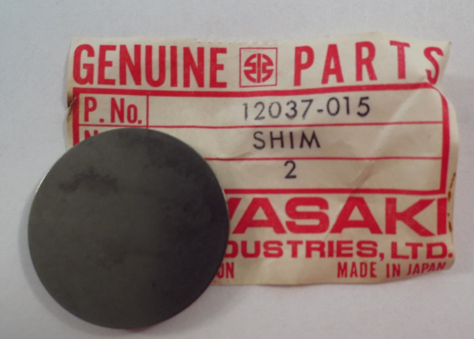 2.70 VALVE SHIM 12037-015 Kawasaki Z1 900 Kz900 Kz1000 Kz1100 NOS