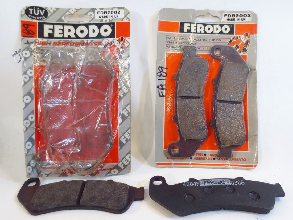 FERODO Honda CBR1000 Brake Pads Set Made in UK