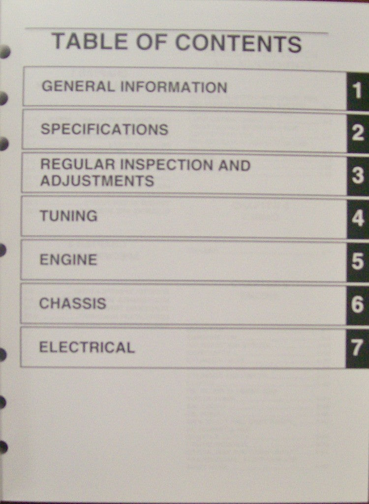 GENUINE YAMAHA 2009 WR250FY OWNERS SERVICE MANUAL