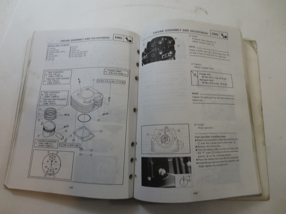 YAMAHA YFM350XA SERVICE MANUAL