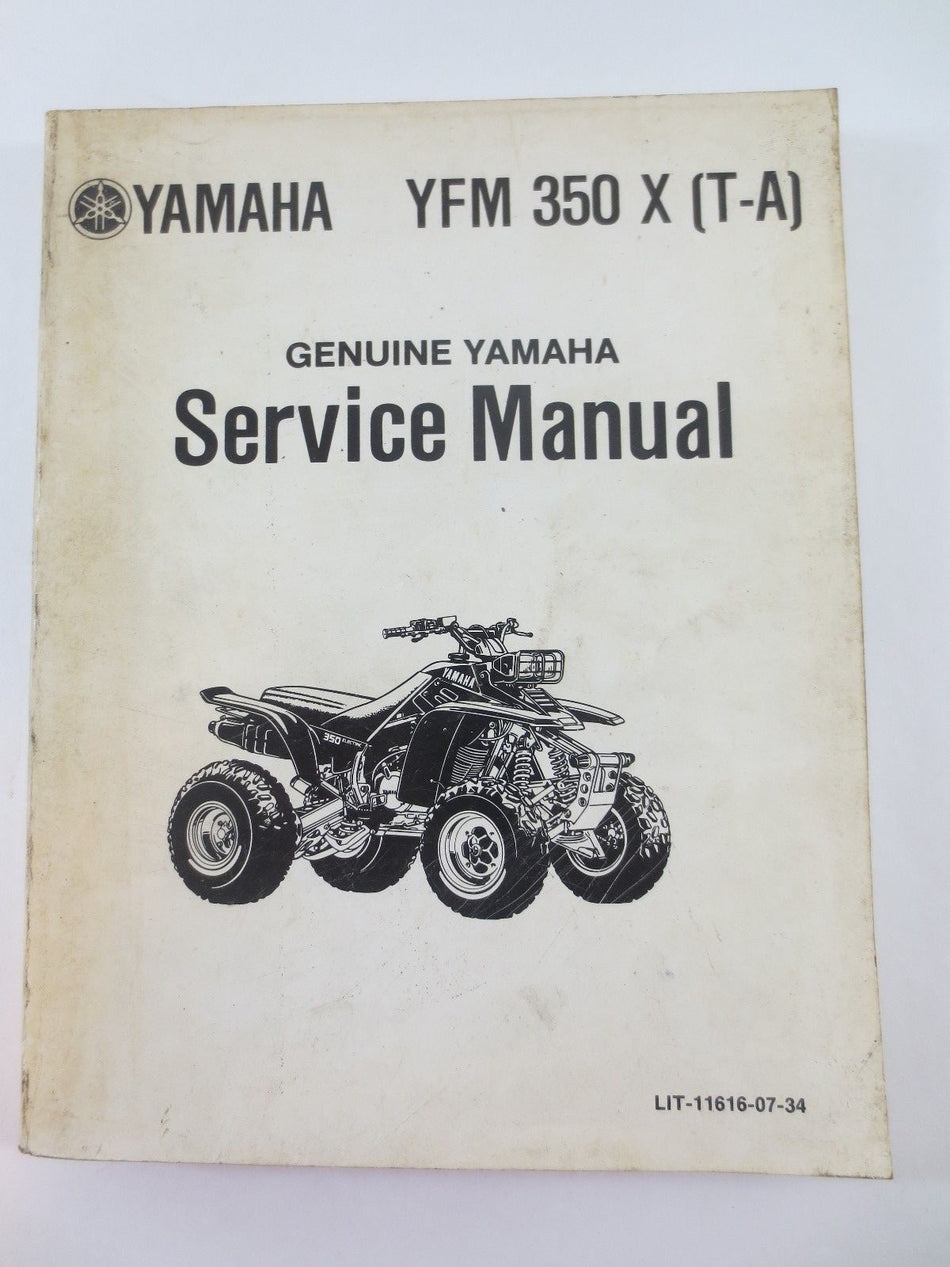 Genuine Yamaha YFM 350 X (T-A) Supplementary Service Manual