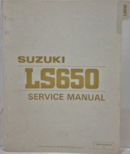 GENUINE SUZUKI LS650 LS 650 SERVICE with SUPPLEMENT