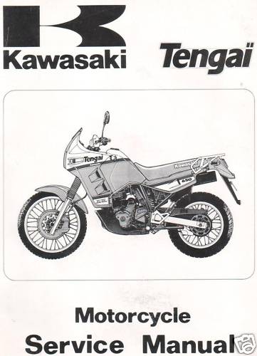 GENUINE KAWASAKI Tengai 650 Service Manual - NICE