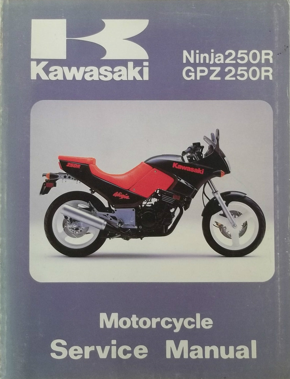 GENUINE KAWASAKI SERVICE MANUAL NINJA GPZ250 R 86 - 87