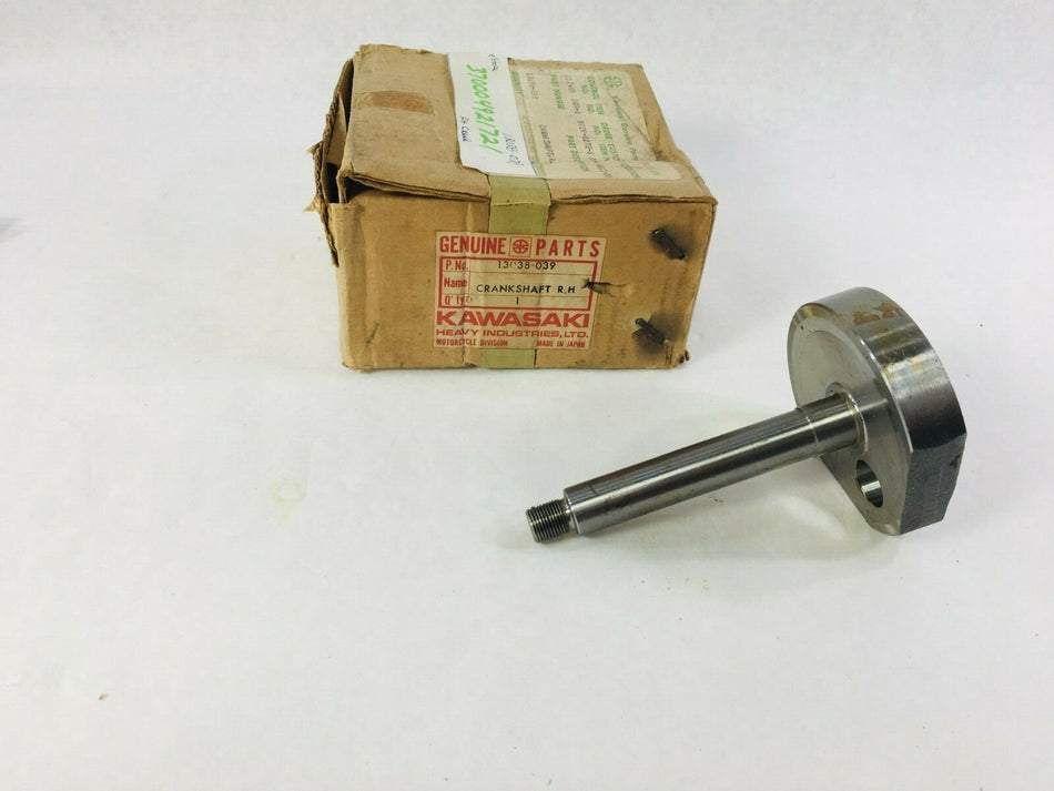 RH CRANKSHAFT Kawasaki KV75 MT1 Engine 75 Kv NOS Crank
