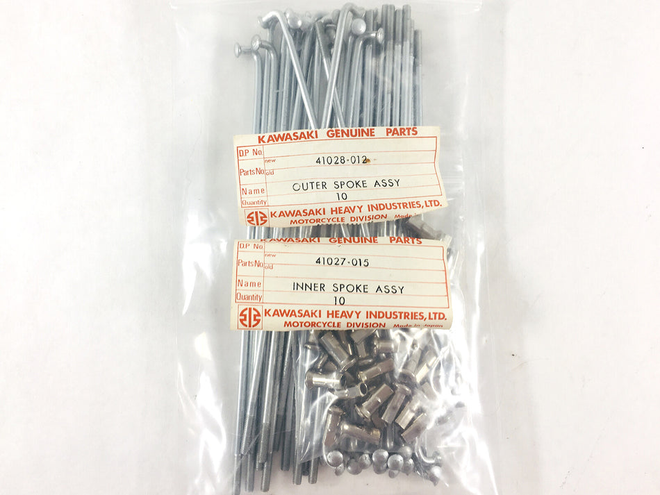 NOS KAWASAKI F3 F4 FRONT SPOKE KIT 41027-015-KIT