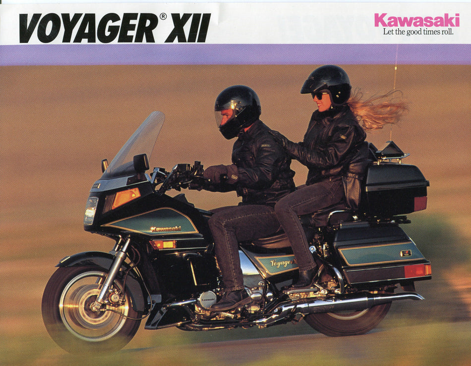 OEM KAWASAKI 1992 ZG1200-B6 Sales Brochure Voyager XII