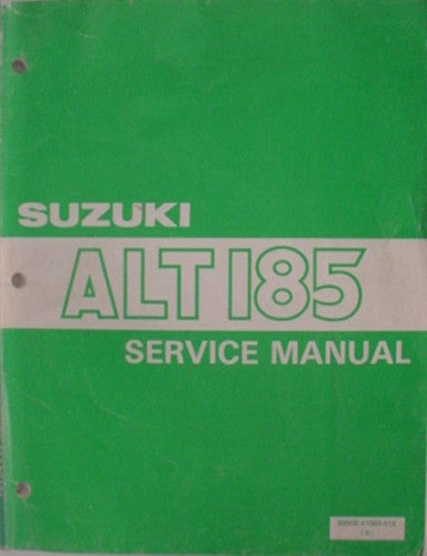 GENUINE SUZUKI ALT185 SERVICE MANUAL Extra Clean Pages