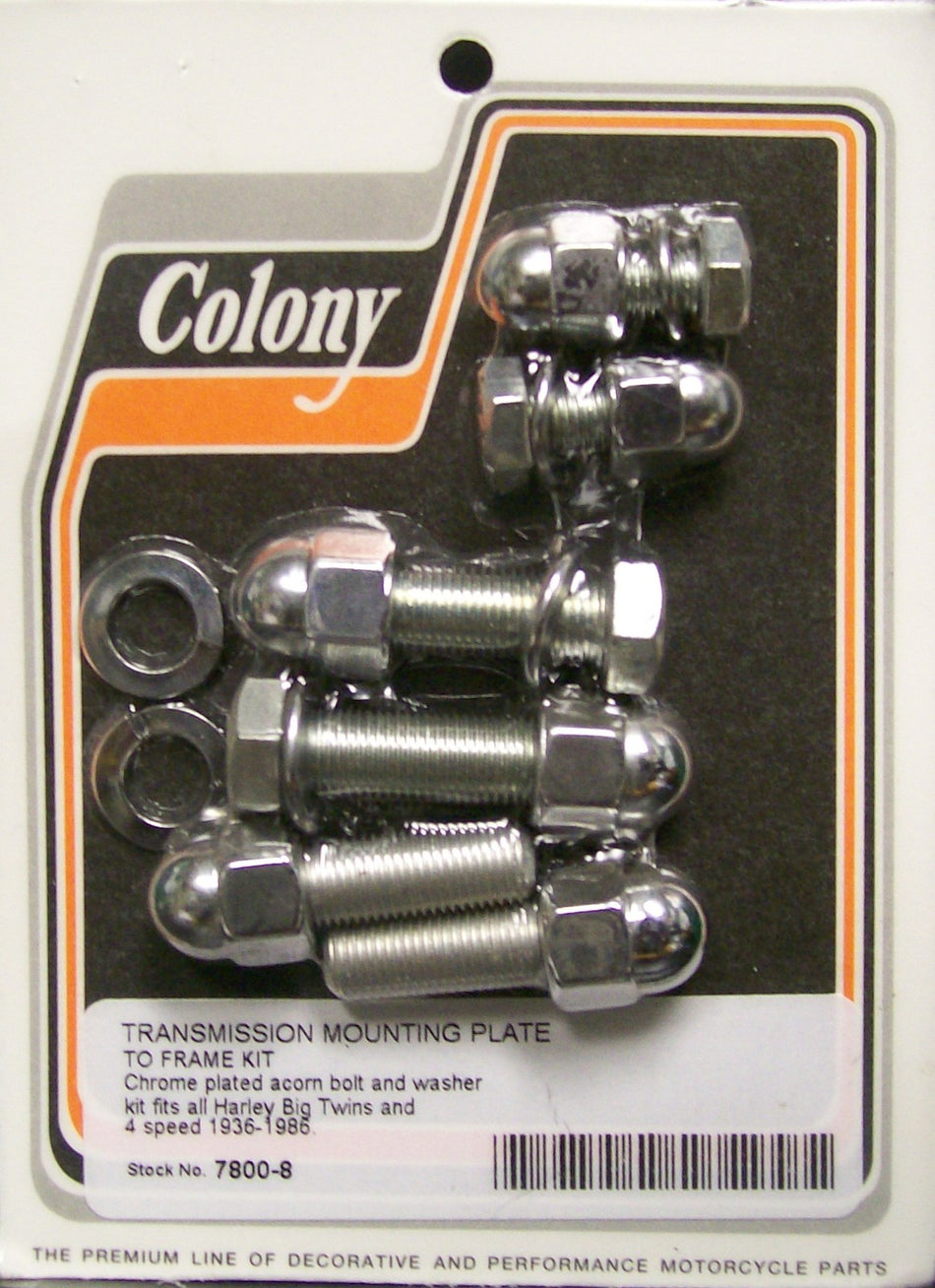 HARLEY ACORN TRANSMISSION MOUNT PLATE KIT SHOVELHEAD PANHEAD