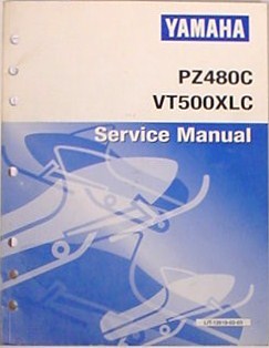 GENUINE YAMAHA 1999 PZ480C VT500XLC SERVICE MANUAL 99