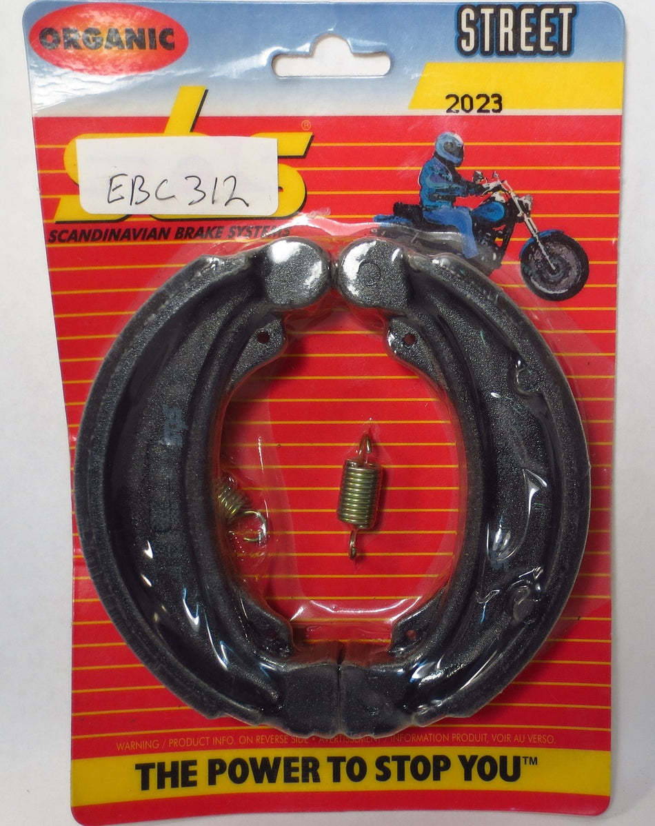 SBS BRAKE SHOES FRONT Honda CM200 Twinstar CMX250 Rebel CB250 Nighthawk EBC-312