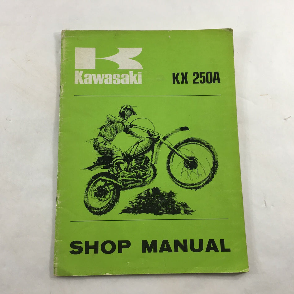 GENUINE KAWASAKI KX250A Shop Manual