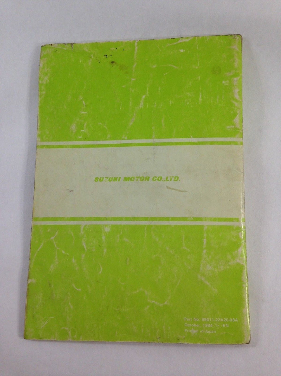 SUZUKI LT230S OWNER'S MANUAL